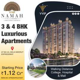 3 bhk and 4 bhk in nh24 ghaziabad | vvip namah, Ghaziabad