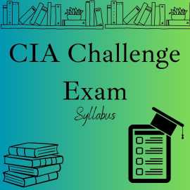 Get CIA Challenge Exam Syllabus From AIA, Faridabad