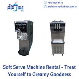 Soft Serve Machine Rental - Treat Yourself to Crea, Melbourne
