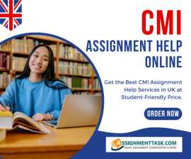 Get CMI Assignment Help Online from UK Top Experts, London