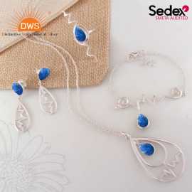 Stunning Neon Apatite Jewellery Set - Perfect for , ps 150