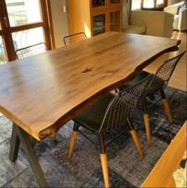 Buy Woodensure's Epoxy Dining Table from your home, $ 51,000