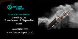 Crystal Prime Deluxe 18000 Puffs Disposable Vape, £ 14