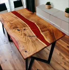 Dining with View: Epoxy Dining Table at woodensure, $ 63,750