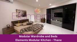 Modular Wardrobe and Beds | Elements Modular Kitch, ₹ 0