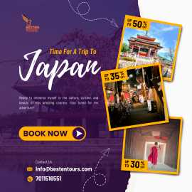 Book Your Luxurious Japan Tours From India Now, New Delhi