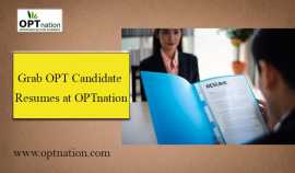Grab OPT Candidate Resumes at OPTnation, Dallas
