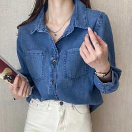 Get Blue Denim Shirts for Women from Buy inHappy, ps 29