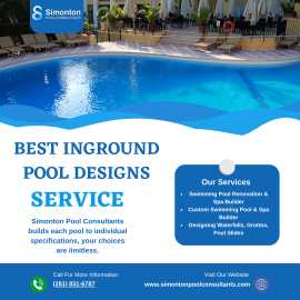 Best Inground Pool Designs: Simonton Pool Consulta, Sealy