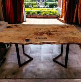 Buy Live Edge Dining Table from Woodensure, Rp 34,700