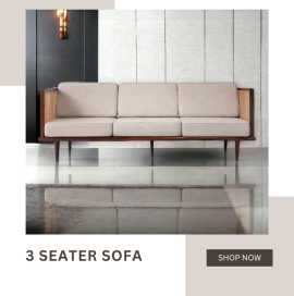 Shop Premium 3 Seater Sofas at Nismaaya Decor for , $ 44,999