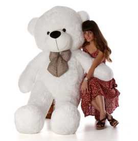 Charming White Teddy Bear from Giant Teddy, ps 220