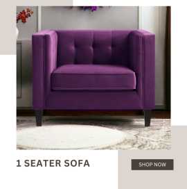 Shop for Stylish 1 Seater Sofa Wooden Designs at N, $ 31,999