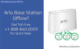 Arlo Base Station Offline? Contact +1-888-840-0059, New York
