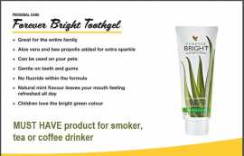 Best toothgel with aloe vera: FOREVER BRIGHT TOOTH, ps 11