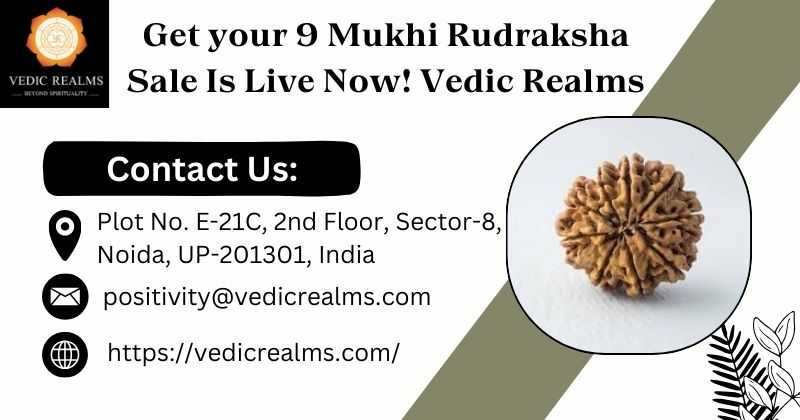 Get your 9 Mukhi Rudraksha Sale Is Live Now! Vedic, Noida