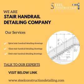 Steel Staircase Detailing Drawing Services, Gainesville